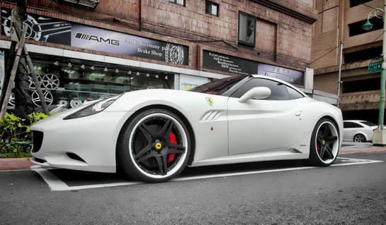 2012 Ferrari California White