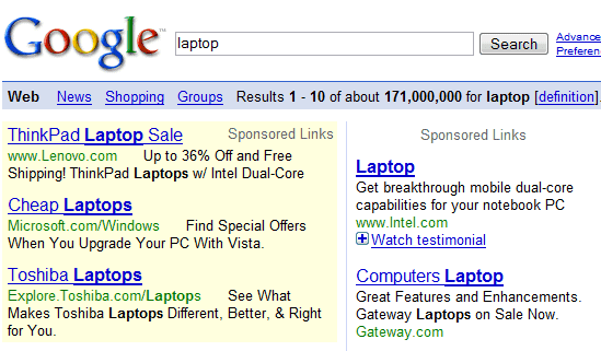 Ads On Google Search