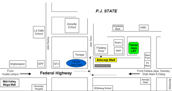 Amcorp Mall Map