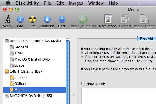 Apple Disk Utility Help