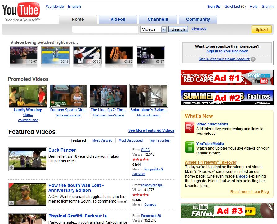 Banner Ads On Youtube