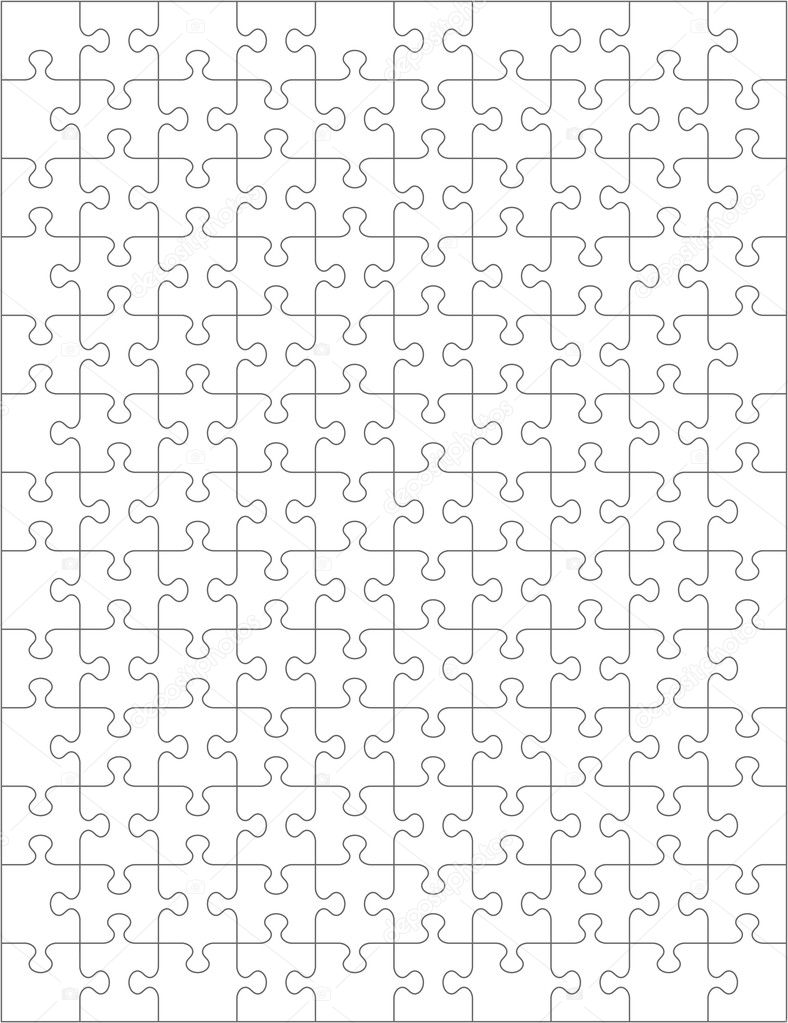Blank Jigsaw Puzzle Pieces