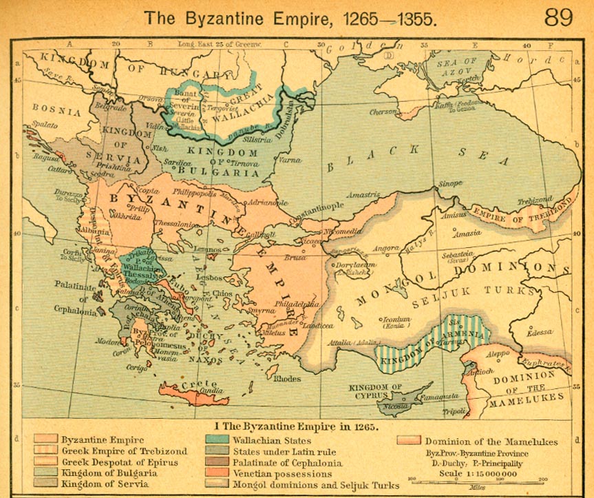 Byzantine Empire Map Over Time