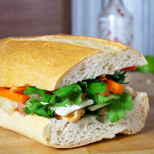 Chicken Banh Mi Sandwich Calories