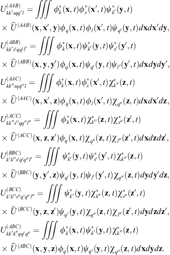 Derivation Of Three Equations Of Motion