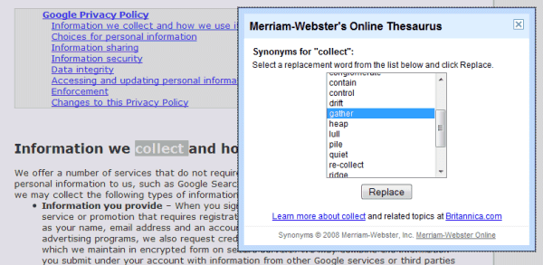 Dictionary Thesaurus Online