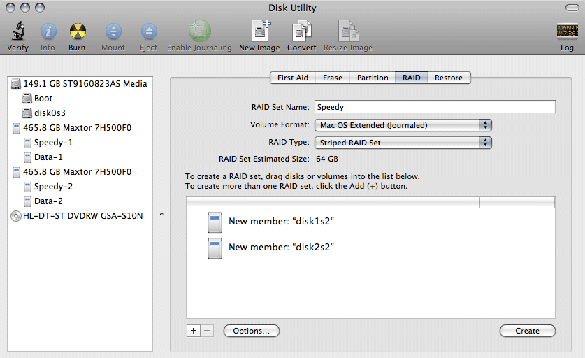 Disk Utility Mac Raid
