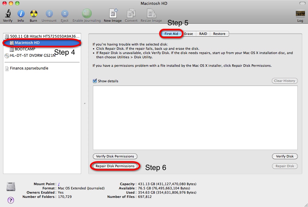 Disk Utility Mac Repair Permissions
