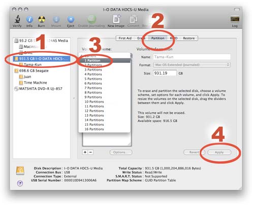 Disk Utility Partition