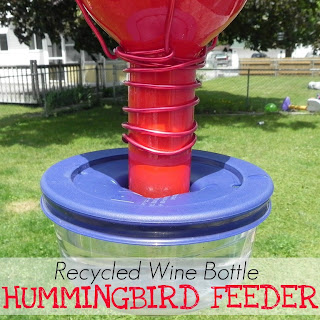 Diy Hummingbird Feeder Wine Bottle
