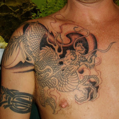 Dragon Tattoo Designs For Men Chest