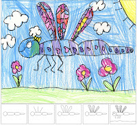 Dragonfly Drawing For Kids
