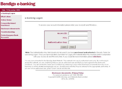 E Banking Logon