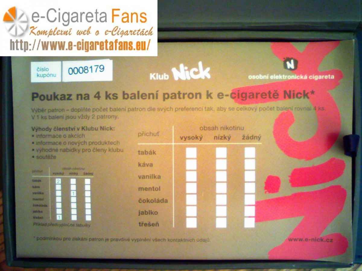 Elektronicka Cigareta Nick
