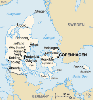 Elsinore Denmark Map