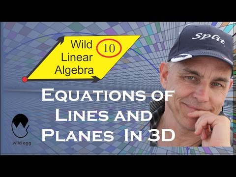 Equations Of Lines And Planes
