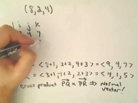 Equations Of Lines And Planes Patrickjmt