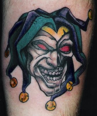 Evil Joker Tattoo Designs