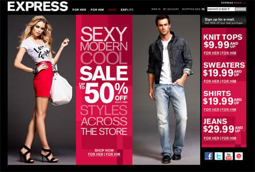 Express Clothing Coupons 2012