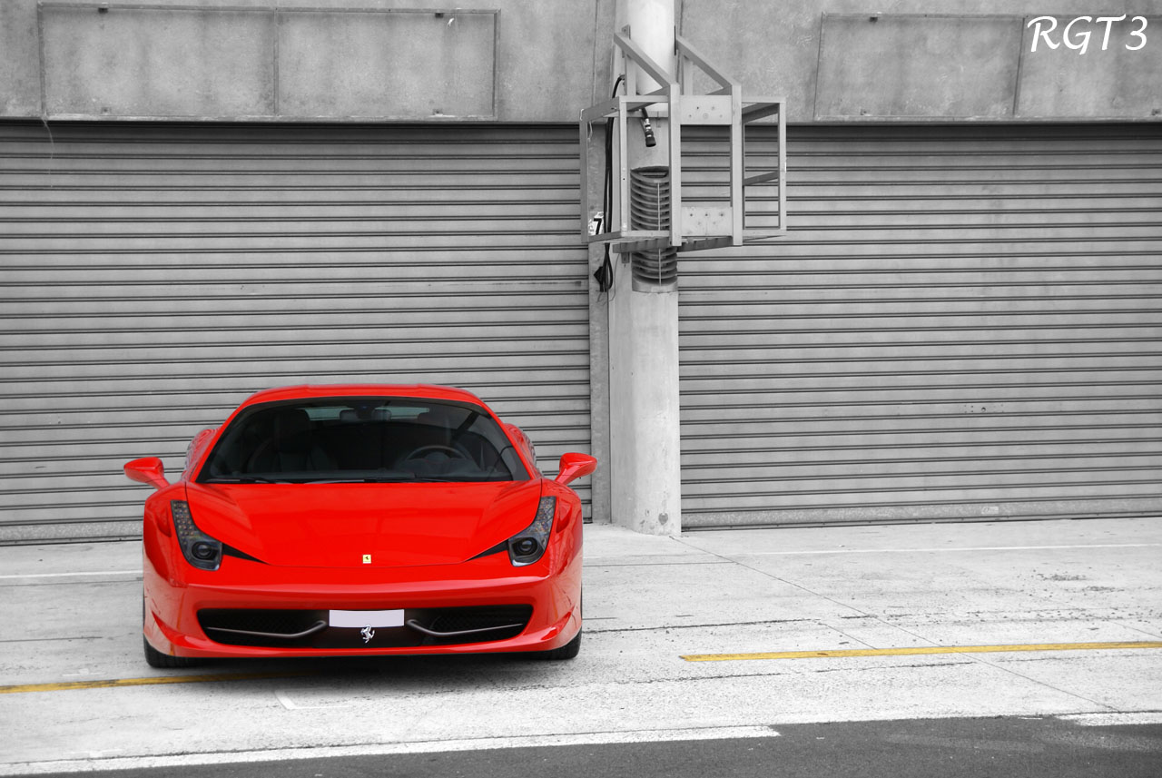 Ferrari 458 White Background