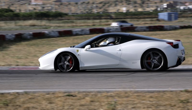 Ferrari 458 White Black Roof