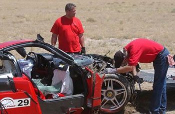 Ferrari Enzo Crash Video