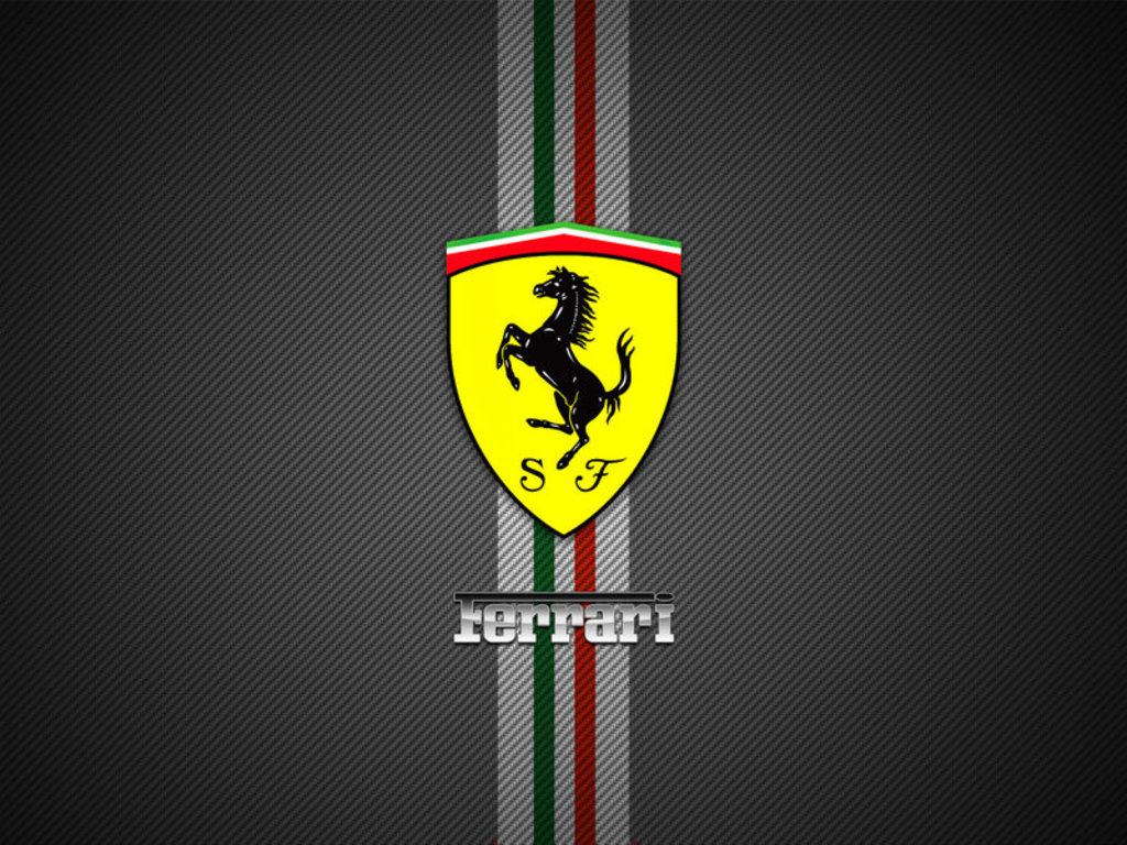 Ferrari Logo Black