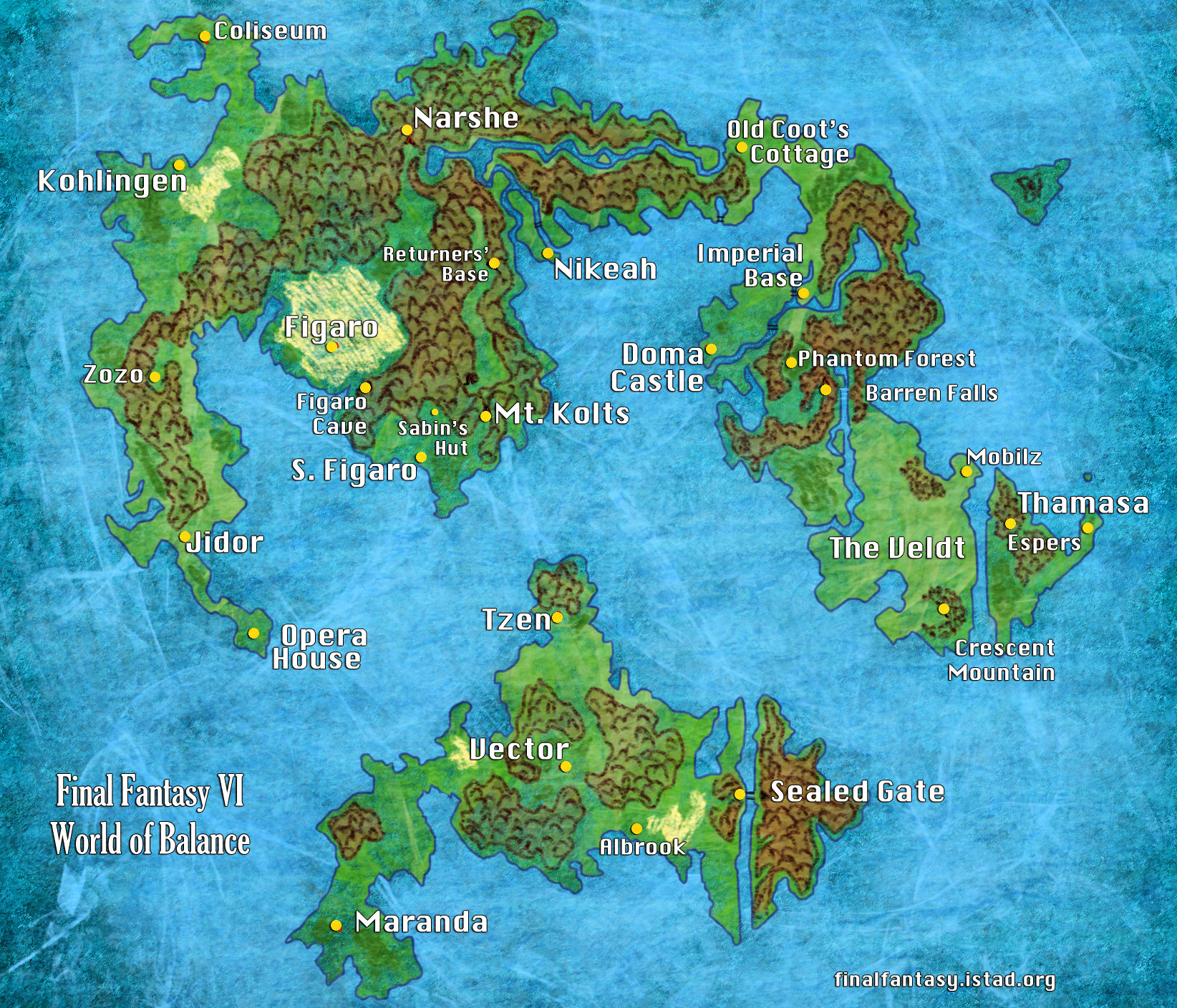 Ffvi World Map