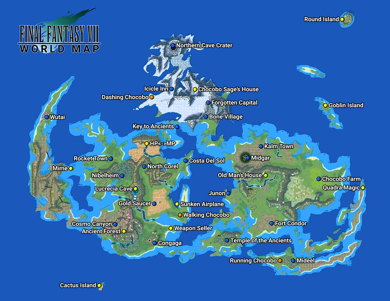 Ffvii Map