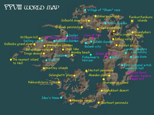 Ffviii World Map