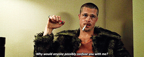 Fight Club Brad Pitt Smoking