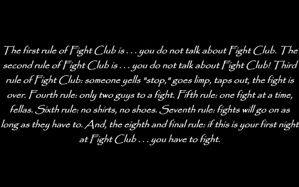 Fight Club Quotes Wallpaper
