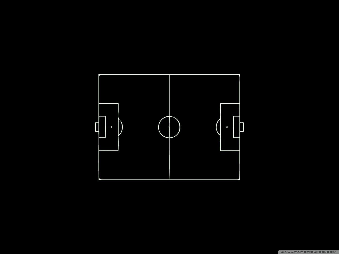 Football Pitch Layout Black And White