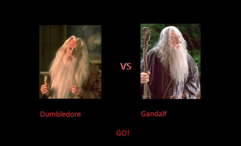 Gandalf Vs Dumbledore Actors