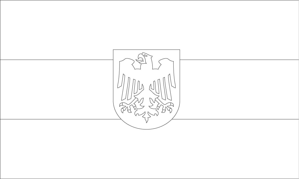 Germany Flag Coloring Page