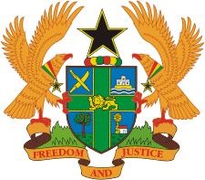Ghana Coat Of Arms Vector