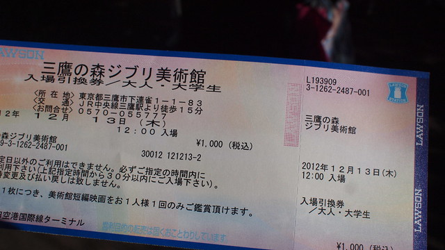 Ghibli Museum Tickets Malaysia