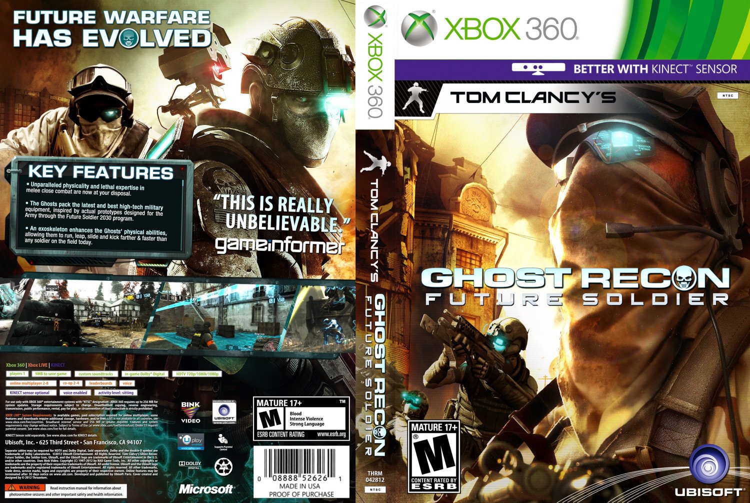 Ghost Recon Future Soldier Covers