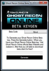 Ghost Recon Online Beta Key