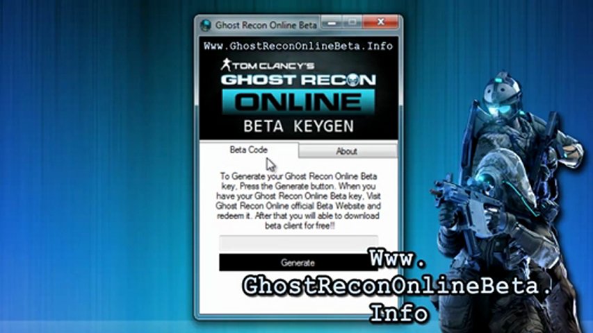Ghost Recon Online Beta Key