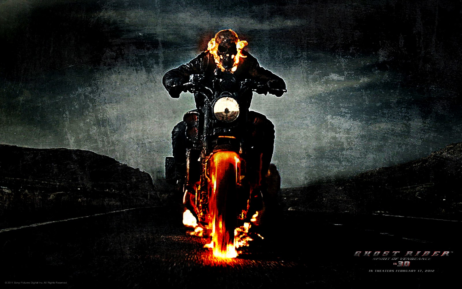 Ghost Rider 2 Bike Wallpaper