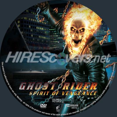 Ghost Rider 2 Spirit Of Vengeance Dvd Cover
