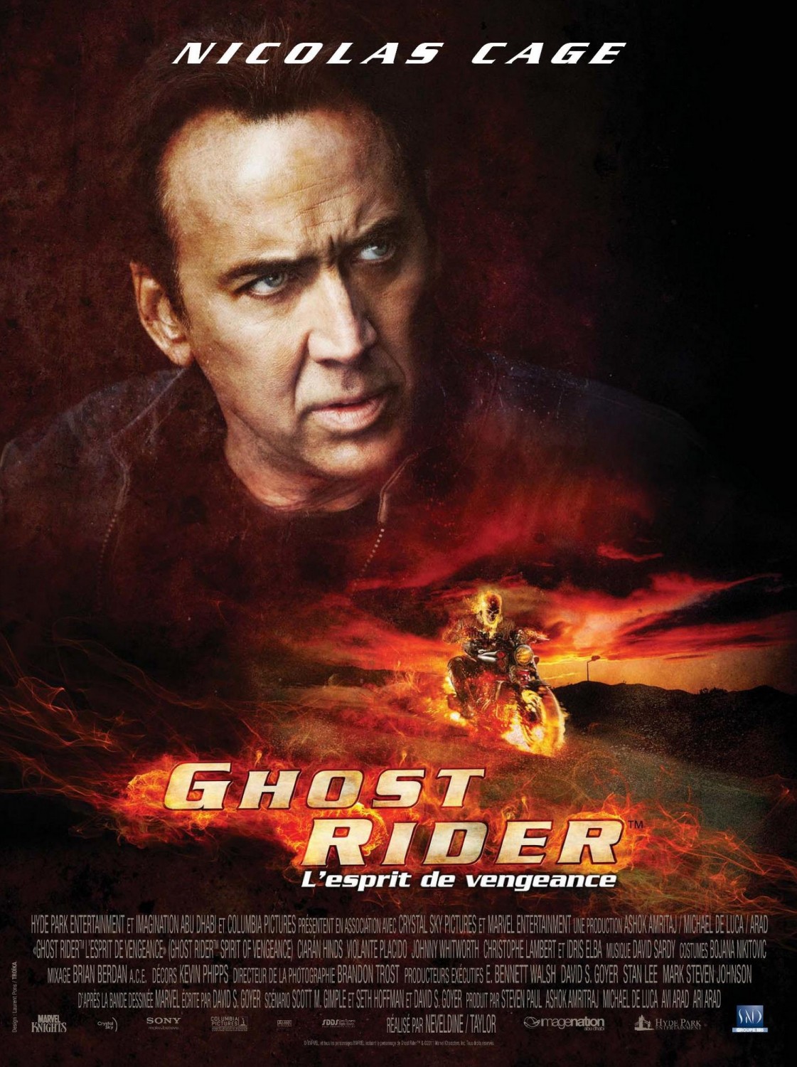 Ghost Rider 2 Spirit Of Vengeance Movie Poster