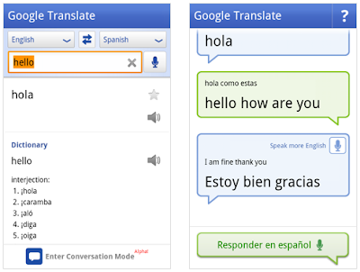 Google Translate Spanish App