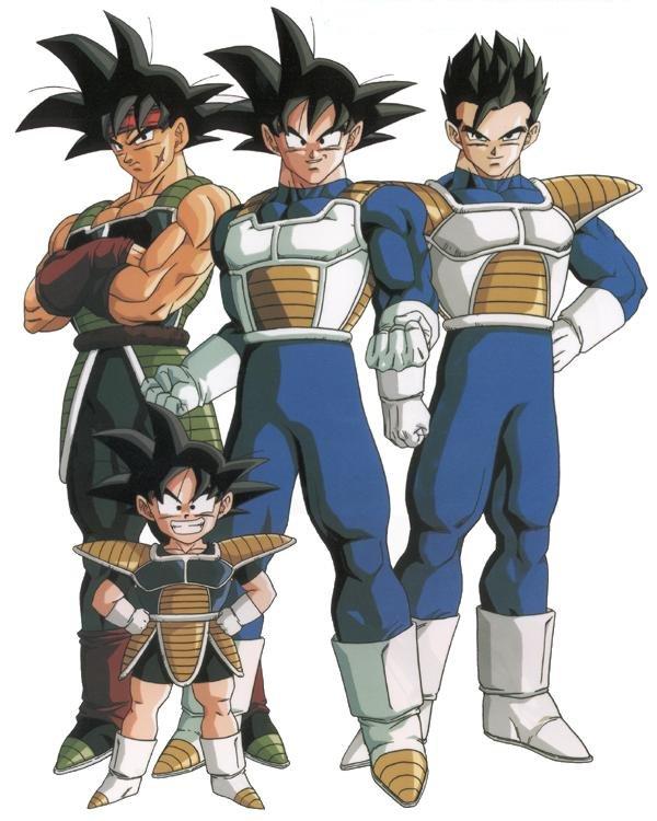 Goten And Gohan And Goku