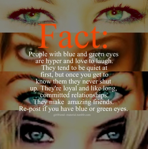 Green Eyes Facts Tumblr