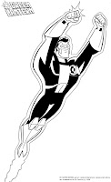 Green Lantern Logo Coloring Page