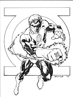 Green Lantern Symbol Coloring Pages