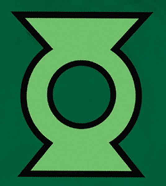 Green Lantern Symbol Coloring Pages