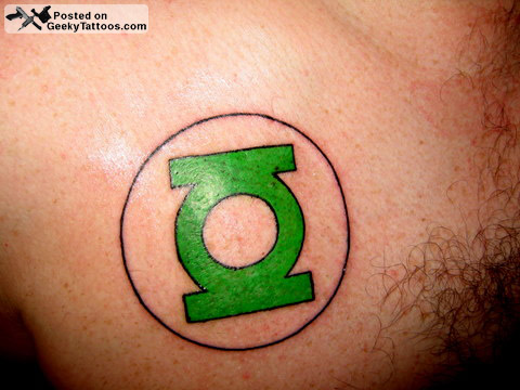 Green Lantern Symbol Tattoos